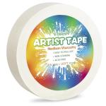White Medium Tack Artist Masking Tape, 1" x 165FT