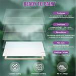 10-Piece Stretched Cotton Canvas Set for Painting