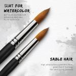 10-Piece Professional Watercolor Brush Set
