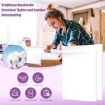 10-Piece Stretched Cotton Canvas Set for Painting