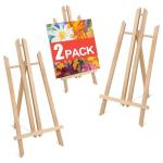 2-Pack 17-Inch Wooden Desktop Easels