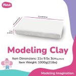 MODOH Non-Toxic Oil-Based Modeling Clay - White