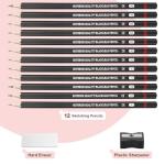 14-Pack Sketching Pencils Set for Artists