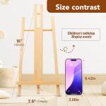 15 Inch Wood Easels - 3 Pack Tripod Set