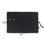 30 Pocket Brush Roll Up Bag - Leaf Design