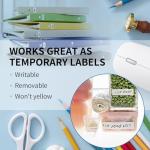 White Medium Tack Artist Masking Tape, 1" x 165FT