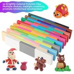 50 Color Polymer Clay Set with Tools