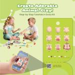 12 Animal Air Dry Clay Kit for Kids