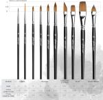 10-Piece Professional Watercolor Brush Set