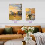 10-Piece Stretched Cotton Canvas Set for Painting