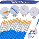 Anezus 100-Piece Fine Detail Paint Brush Set