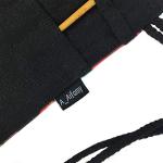 30 Pocket Brush Roll Up Bag - Leaf Design