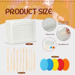 2 Pack Non-Drying Oil-Based Modeling Clay Set