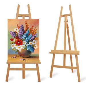 Adjustable Heavy Duty A-Frame Wood Easel