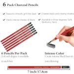 Daerthotk Charcoal Pencils Set for Drawing