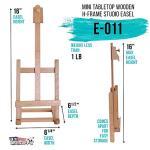 16-Inch Adjustable Mini Wood Artist Easel