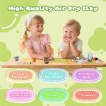 12 Animal Air Dry Clay Kit for Kids