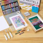 MEEDEN 102-Piece Oil Pastel Set with 72 Colors