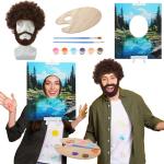7 Pcs Halloween Painter Costume Set