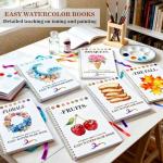 OYVOYV Beginner Watercolor Workbook: Nature Scenes Kit