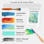 Fuxi 11x14 Inch Acrylic Paint Pad, 20 Sheets