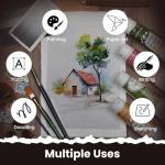 Leather Village Watercolor Paper - 50 Sheets, 6x4 Inches