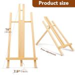 15 Inch Wood Easels - 3 Pack Tripod Set