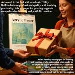 Fuxi 11x14 Inch Acrylic Paint Pad, 20 Sheets