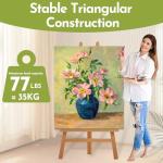 Adjustable Heavy Duty A-Frame Wood Easel
