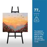 Adjustable A-Frame Beechwood Studio Easel