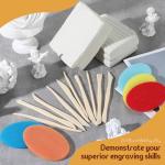 2 Pack Non-Drying Oil-Based Modeling Clay Set
