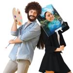 7 Pcs Halloween Painter Costume Set