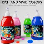 unuaST 14-Color Acrylic Paint Set for Artists