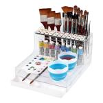 Watercolor Organizer with Brush Holder & Palette