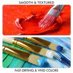 unuaST 14-Color Acrylic Paint Set for Artists