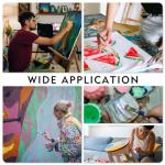 unuaST 14-Color Acrylic Paint Set for Artists