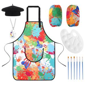 Kids Artist Costume Set with Apron and Accessories