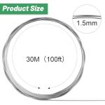 Pelopy 100 ft Aluminum Wire for Sculpting and Crafts