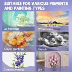 12x16 Inch Stretched Canvas, 8 Pack for Painting