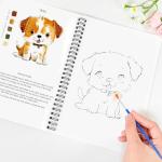 Watercolor Animal Coloring Book for Adults