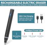 USB-C Rechargeable Electric Eraser with Two Heads