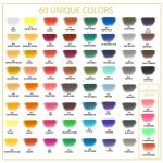 Artecho 66-Piece Soft Pastel Set with Fluorescents