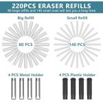 USB-C Rechargeable Electric Eraser with Two Heads