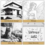 12 Pack Waterproof Micro-Pens for Drawing and Journaling