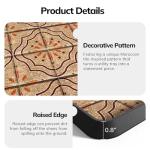 Stylish Waterproof Rubber Shoe Mat for Entryway