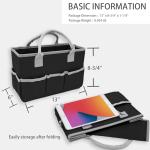 Cupohus Art Organizer Tote Bag with Pockets