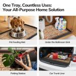 Stylish Waterproof Rubber Shoe Mat for Entryway