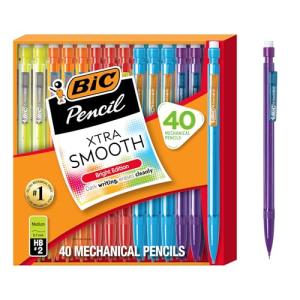 BIC Xtra Smooth Mechanical Pencils, 40-Pack