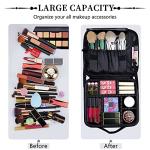 Portable Artist Makeup Organizer with Adjustable Dividers