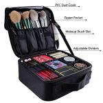 Portable Artist Makeup Organizer with Adjustable Dividers